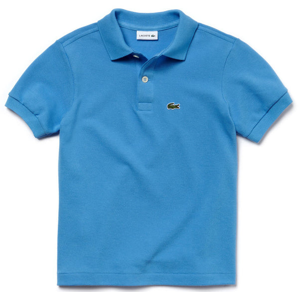 Polo Lacoste Jr in petit piqué tinta unita 2/6 Anni
(L1812) PJ2909 colore UZP Ancolie