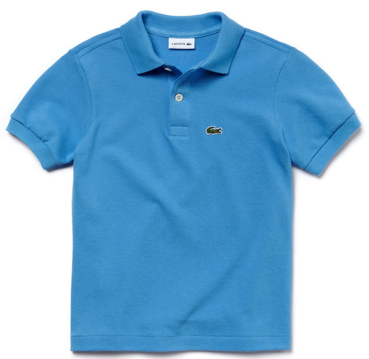 Polo Lacoste Jr in petit piqué tinta unita 2/6 Anni
(L1812) PJ2909 colore UZP Ancolie