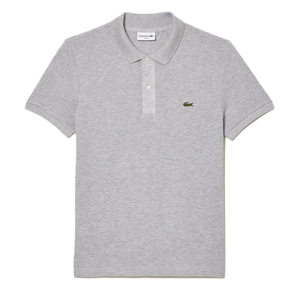 LACOSTE Polo uomo manica corta melange L1264 CCA Grigio melange