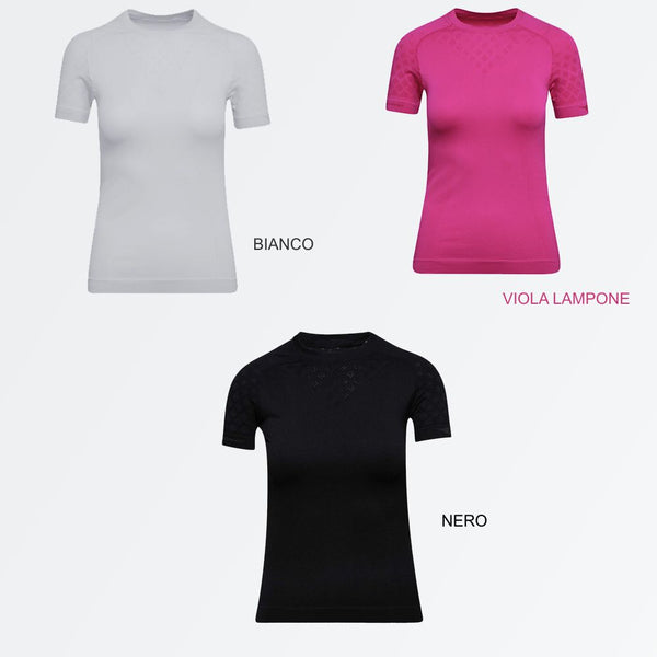 Diadora Hidden Power Maglia Termica Manica Corta Donna 173435