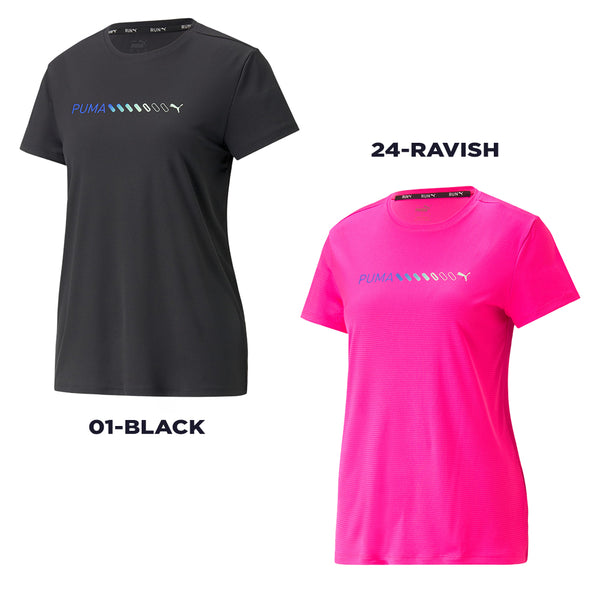 Puma Run Logo SS Tee W 523266