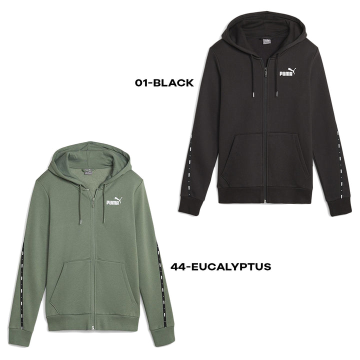 Puma Ess Tape Full Zip Hoodie Fleece wmn Felpa con cappuccio Donna 675997