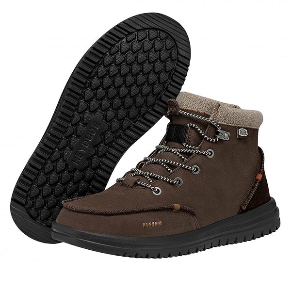 Hey Dude Bradley Boot Leather Brown