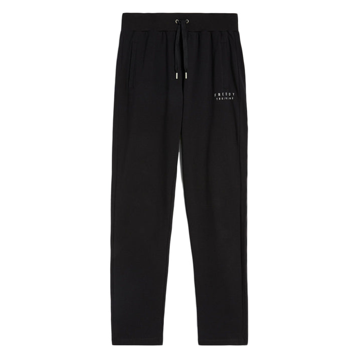 Freddy Pantaloni donna in heavy jersey stretch fondo dritto S4WTRP1