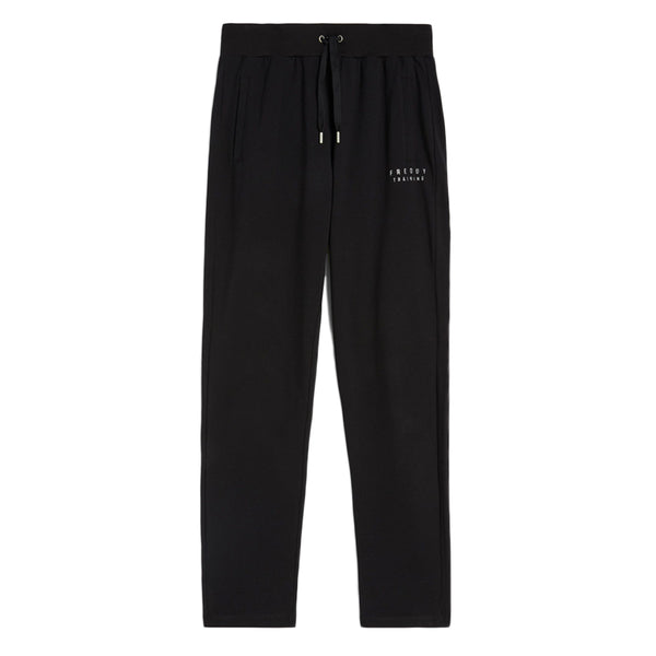 Freddy Pantaloni donna in heavy jersey stretch fondo dritto S4WTRP1