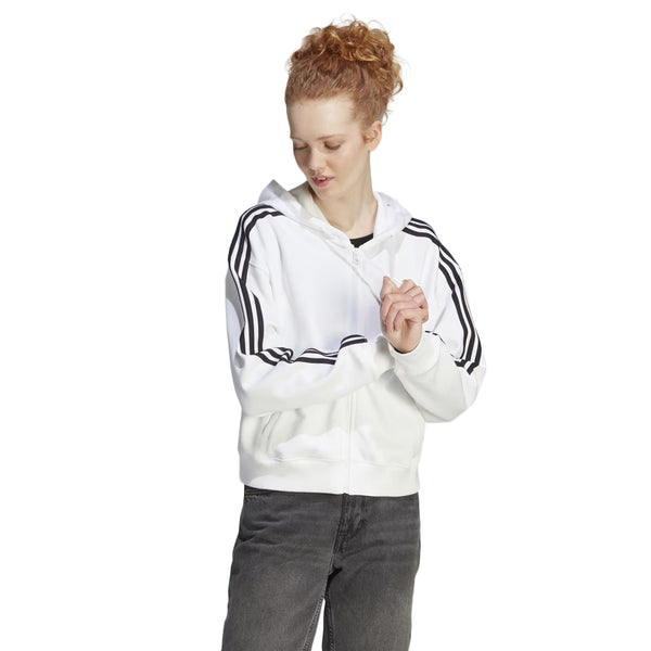 Adidas Felpa W Hoodie Essentials 3-stripes French Terry Bomber Full-zip IK8387