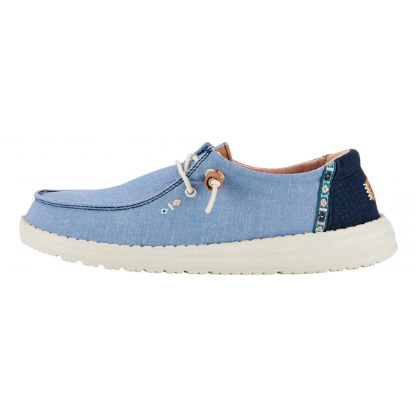 Hey Dude Wendy Chambray Boho Blue
