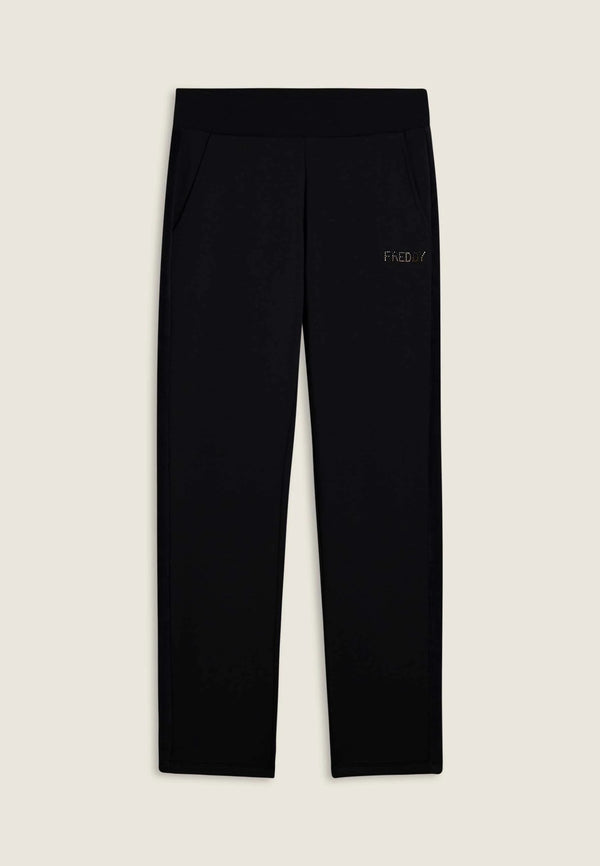 Freddy Pantaloni Sportivi con Inserto in Velluto F25WCXP5