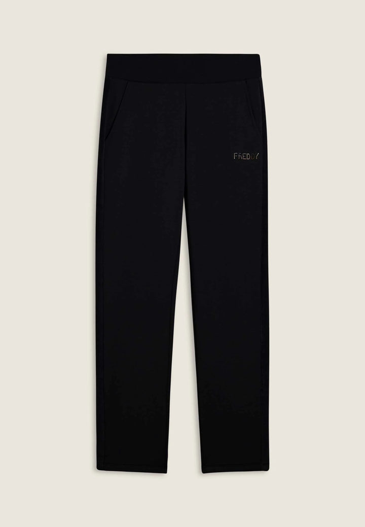 Freddy Pantaloni Sportivi con Inserto in Velluto F25WCXP5