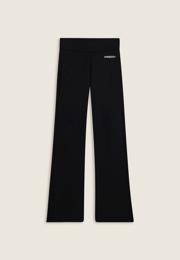 Freddy Leggings a Zampa in Felpa Elasticizzata F25WMVP4