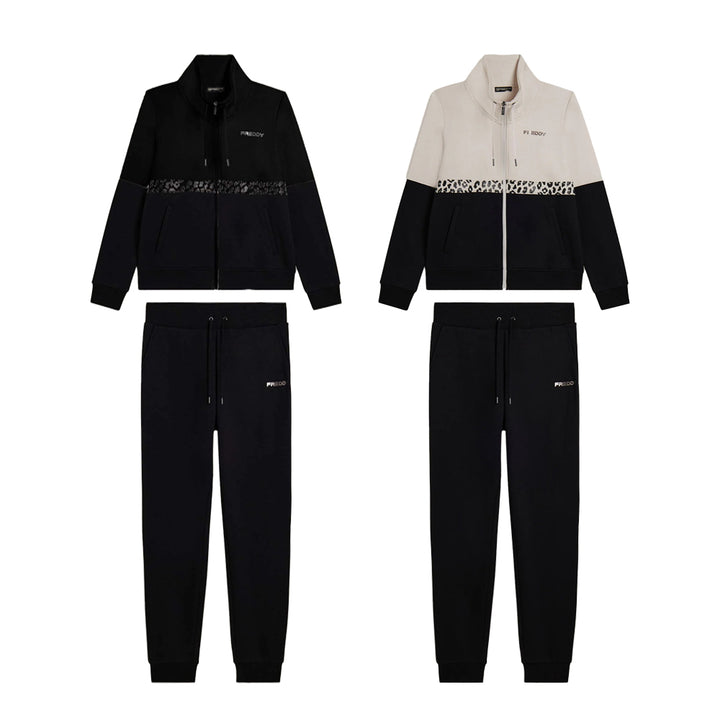 Freddy Tuta con Zip e Collo Alto Decorata da Inserti Animalier F25WTRK6