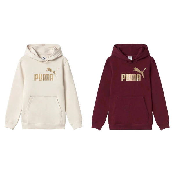 Puma Felpa con Cappuccio Ess+Textured Foil Big Logo Jr Girl 692208