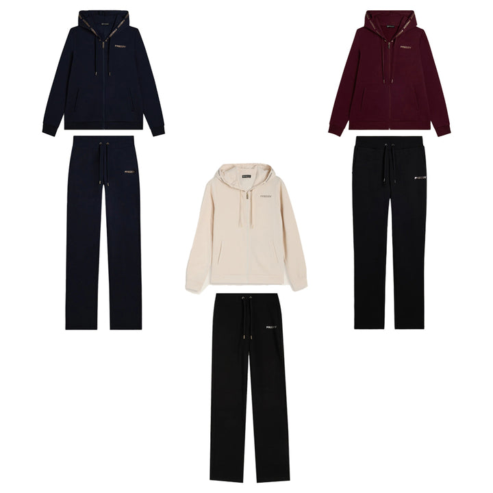 Freddy Tuta con Cappuccio Decorato con Logo Dorato a Contrasto F25WTRK2